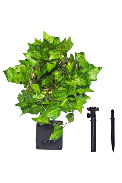 UpWay مصباح LED مزخرف مقاوم للماء بطول 5 أمتار مصنوع من أوراق اللبلاب الطبيعي...