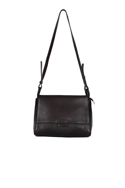 Bueno Shoes Brown Dark Npl Leather Women's Crossbody Bag 01Wb5020