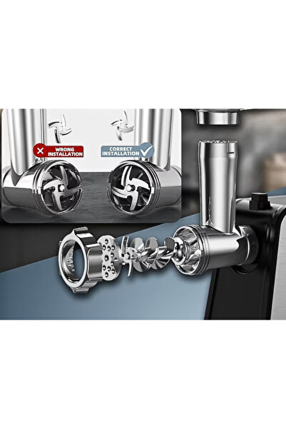 Silver Love Electric Meat Grinder, Power 1000W, Accessories Included