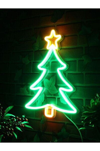 KAMER YILBAŞI ÇAM AĞACI NEON LED IŞIKLI