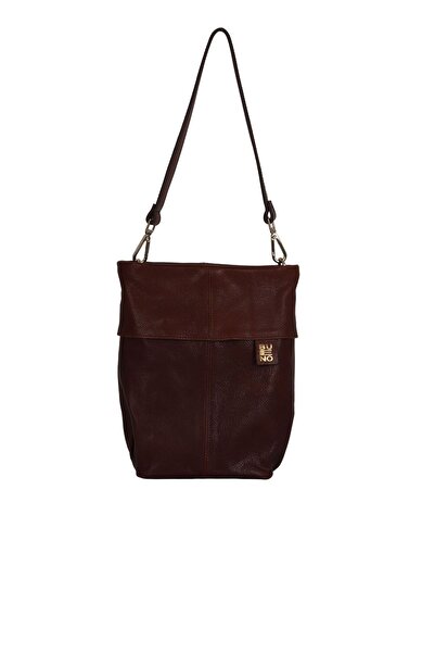 Bueno Shoes Brown Light Npl Leather Women's Crossbody Bag 01Wbe2604