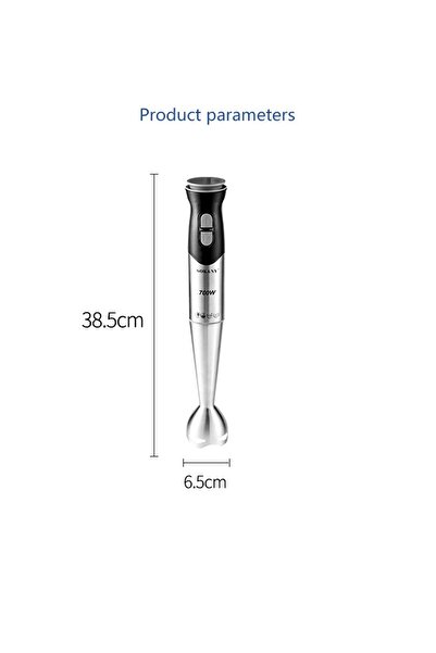 SOKANY 2-Speeds Hand Blender 700W Stainless Steel SK-748