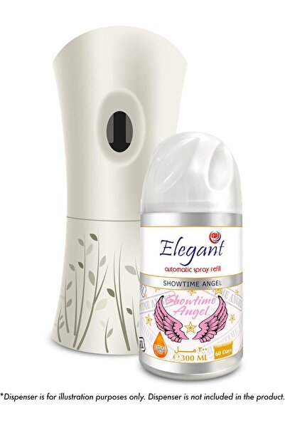 AFS Elegant Elegant Automatic Spray REFILL – Showtime Angel – 300ML – Air Freshener REFILL for Home And Bathroom
