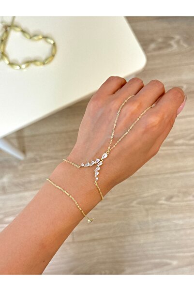 YOUES JEWELRY 14K RENK ÇELİK ŞAHMERAN GOLD KADIN ŞAHMERAN