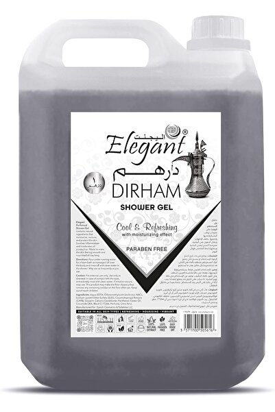 AFS Elegant عبوة جل استحمام أنيقة | درهم | ٥ لتر | خالي من البارابين | منعش و...