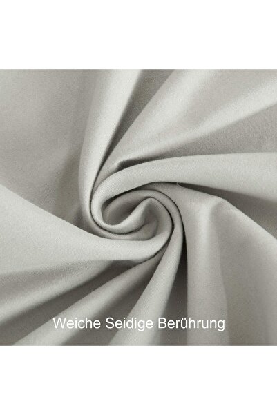 OEM 200x200 cm Grey Microfibre Duvet Cover Set, 3-Piece, with Zip & 2 Pillowcases