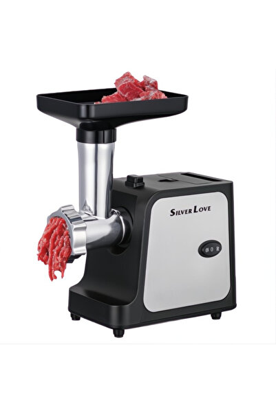 Silver Love Electric Meat Grinder, Power 1000W, Accessories Included