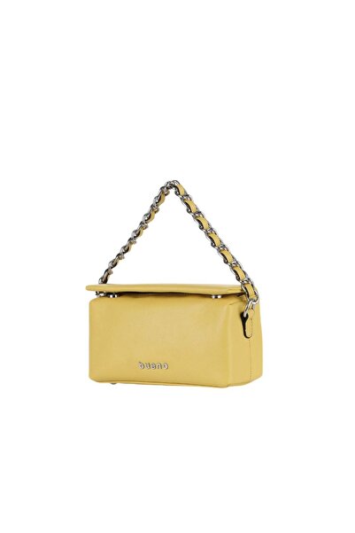 Bueno Shoes Yellow Leather Women's Crossbody Bag 01Wba7947