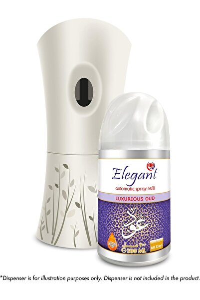 AFS Elegant Elegant Automatic Spray Refill – Luxurious OUD – 300ML – Pack of 6 – Air Freshener Refill