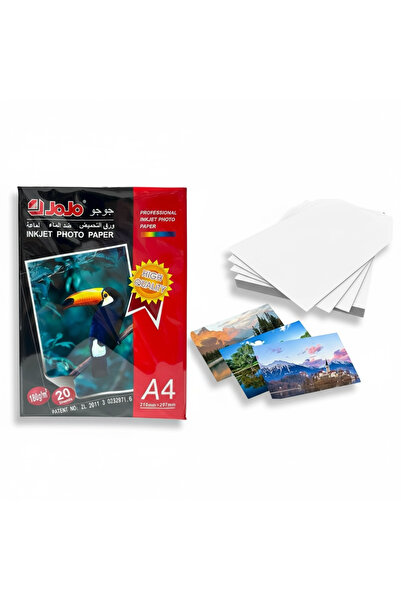 JOJO Beimo A4 Fotoğraf Kağıdı 180 Gram 20 Yaprak 210 x 297 mm.
