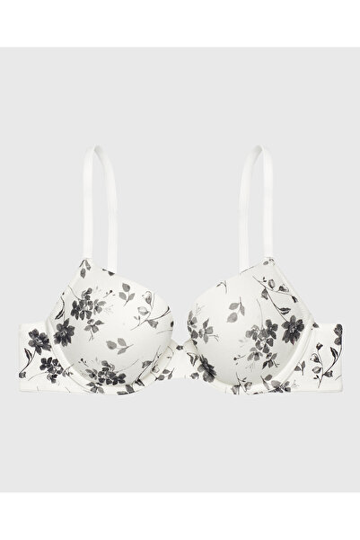 La senza حمالة صدر نصفية بنقشة زهور الإلهة