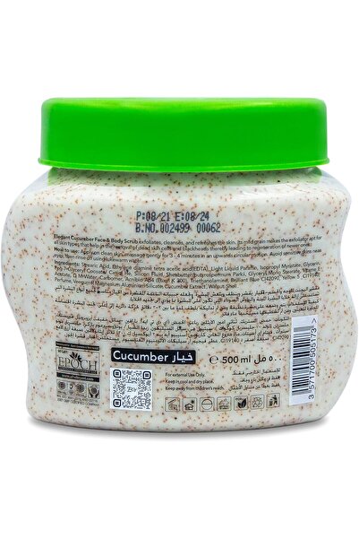 AFS Elegant Elegant Cool Cucumber Face & Body Scrub | 500 ML | Twin Pack