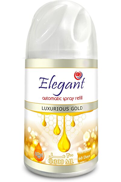 AFS Elegant Elegant Automatic Spray Refill – Luxurious Gold – 300ML – Pack of 6 – Air Freshener Refill