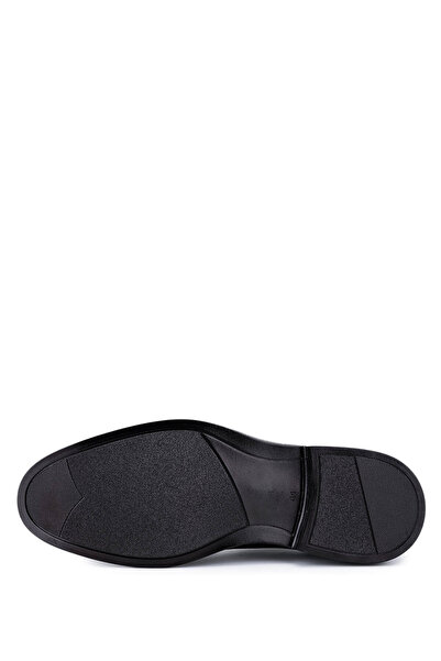 Tamer Tanca Erkek Hakiki Deri Siyah Rugan Klasik Ayakkabı