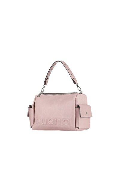 Bueno Shoes Dusty Rose Leather Women's Shoulder Bag 01Wba7943