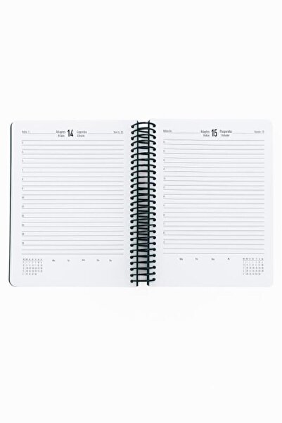 GENC DIJITAL BASKI 2026 - 17X24 Spiral Daily Agenda - Blue