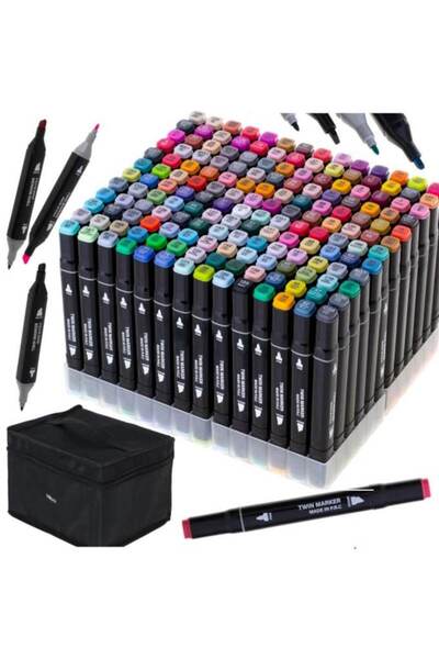 OEM Set of 168 Markers, Dual-Ended, Alcohol-Based, Multicolor