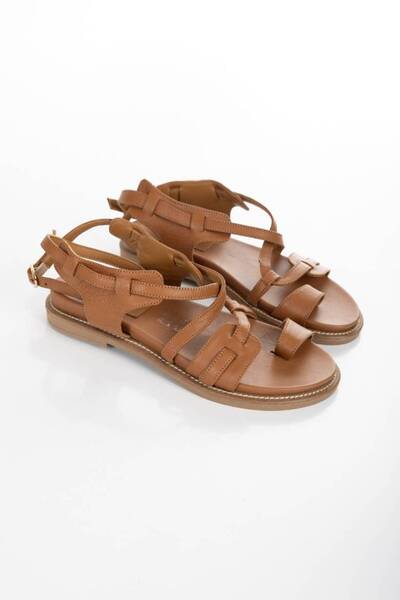 inyola Women's Genuine Leather Ankle Strap Sandals 6332