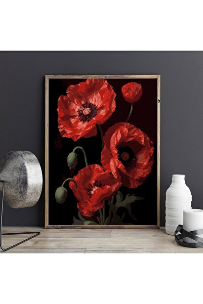 Pictorul Fericit Frumusețea macilor (Beauty of poppies) - Pictură pe numere