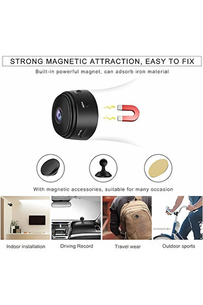 Closeli Mini WiFi 1080P A9 Camera,Remote Monitor Home Security Camera,IR Wireless Camera,Smart Tracking