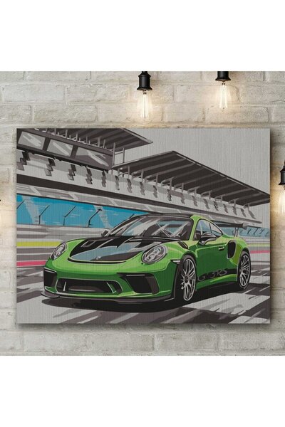 Pictorul Fericit Porche - Painting by numbers