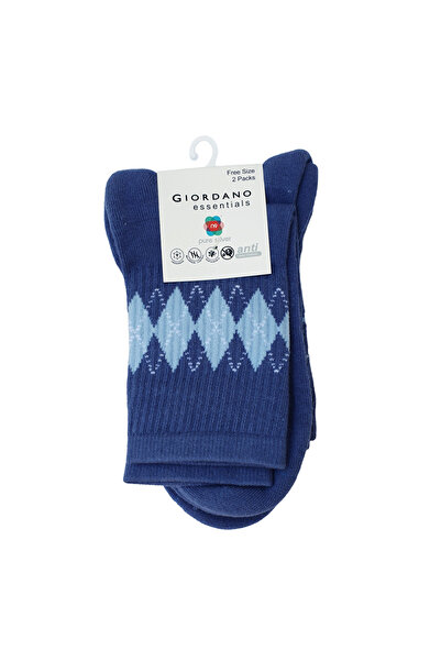 Giordano 2-Pack Cotton-Blend Mid-Length Socks – Essentials Collection
