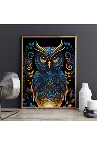 Pictorul Fericit Mystical owl - Pictură pe numere