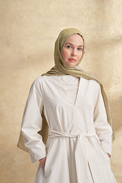 ARMANDA Jose Jakar Ethnic Pattern Shawl - Oil Green