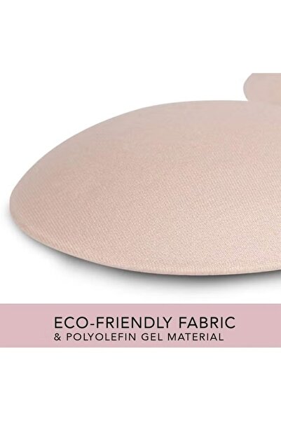 Generic Reusable silicone nipple cover, 2-piece set, beige