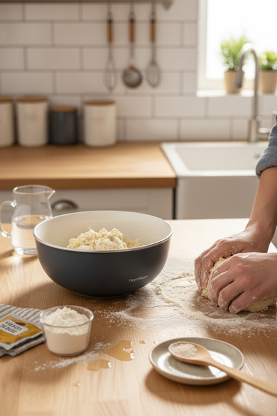 Bambum Nostalgia Mixing Bowl Dark Gray 24 cm