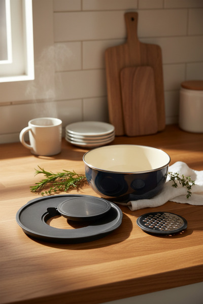 Bambum Nostalgia Mixing Bowl Dark Gray 24 cm