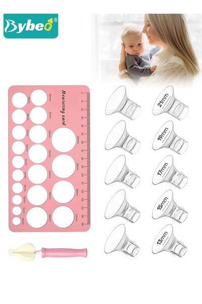 BYBEO 10 Pcs Flange Sizing Kit 13/15/17/19/21mm for 24mm Flange/Shield of Mos...