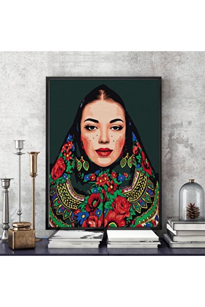 Pictorul Fericit Slavic Beauty - Pictură pe numere