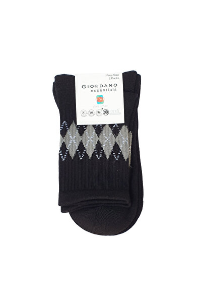 Giordano 2-Pack Cotton-Blend Mid-Length Socks – Essentials Collection