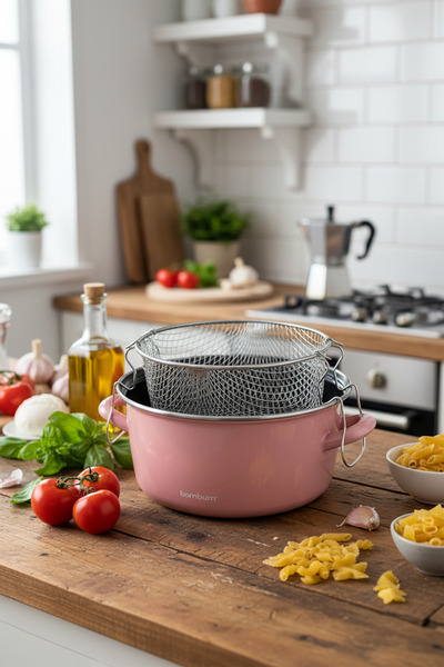 Bambum Nostalgia Frying Pan Candy Pink 22 cm