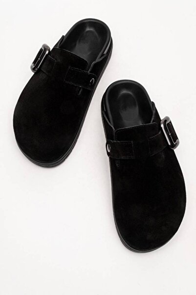 inyola Women's Genuine Leather Daily Suede Slippers 6333