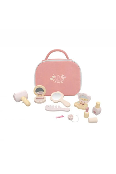 Carrefour Carrefour makeup accessory set, wood, Multicolor