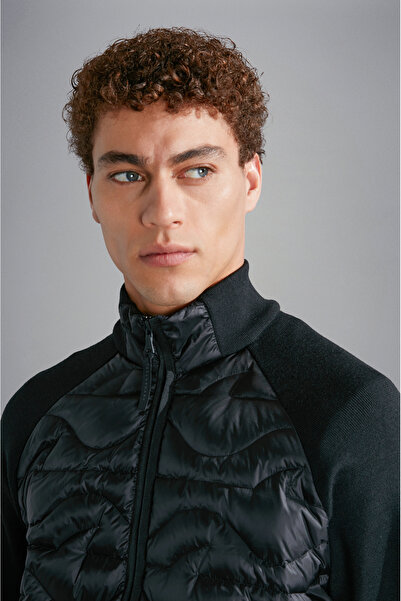 PAUL&SHARK MEN'S ZIPPED PULLOVER C.WWOOL