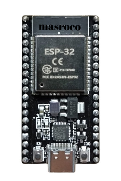 ESP -32–WiFi + Bluetooth Geliştirme Kartı (Type-C)+Hediye Setli