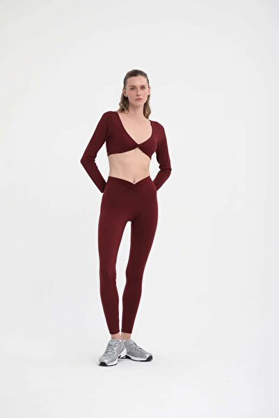 Louren W589 front smoked long sports tights