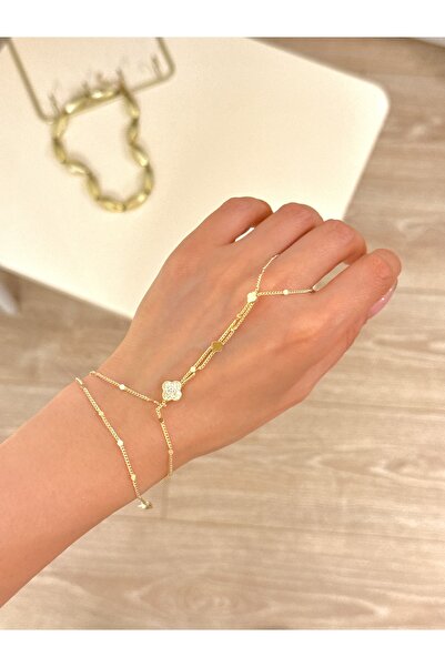 YOUES JEWELRY 14K RENK ÇELİK ŞAHMERAN GOLD KADIN ŞAHMERAN