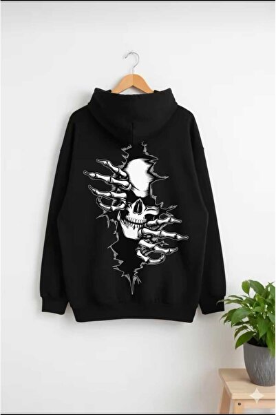 ZEMLİYA Φούτερ με κουκούλα υψηλής ποιότητας με στάμπα – Χαλαρή εφαρμογή, καθη...