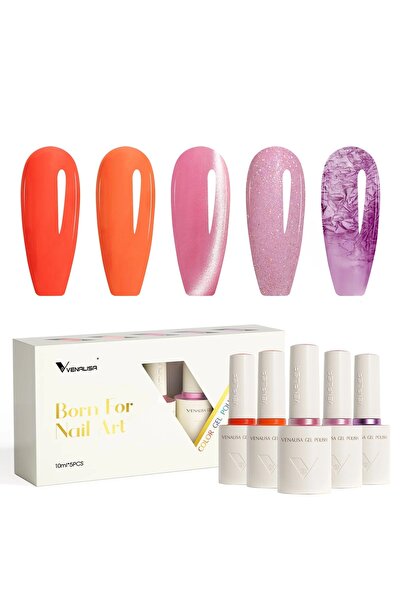 Venalisa 5 Adet 10 ml Uv Led Kalıcı Oje HEMA - TPO Free V2504