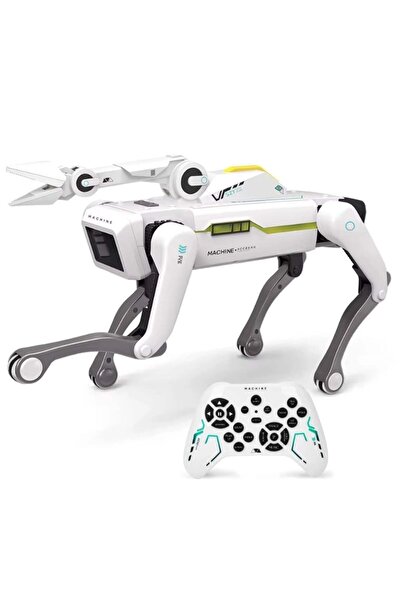 iUni 8008 Câine robot inteligent cu clește de prindere, telecomandă, comenzi vocale, programabil