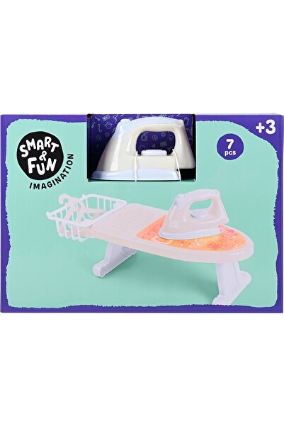 Carrefour Smart & Fun Iron and Board Set, 7 Pieces, Multicolor