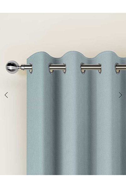 Evcimenhome Lined Rustic Curtain with Eyelet Metal Rings 170X230