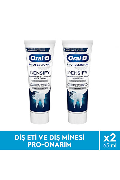 Oral-B Professional Densify Hassas Beyazlık Diş Macunu 65ml x 2 Adet
