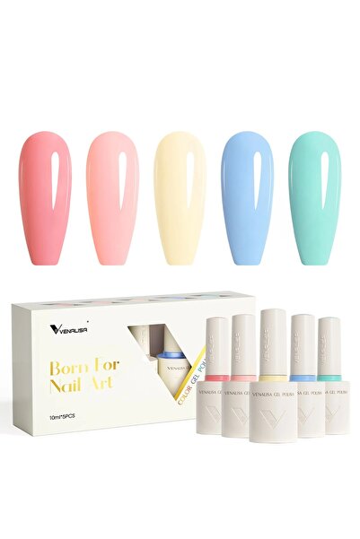 Venalisa 5 Adet 10 ml Uv Led Kalıcı Oje HEMA - TPO Free V2503