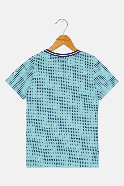 Puma Kids Boy Short Sleeve Allover Print T-Shirt, Multicolor