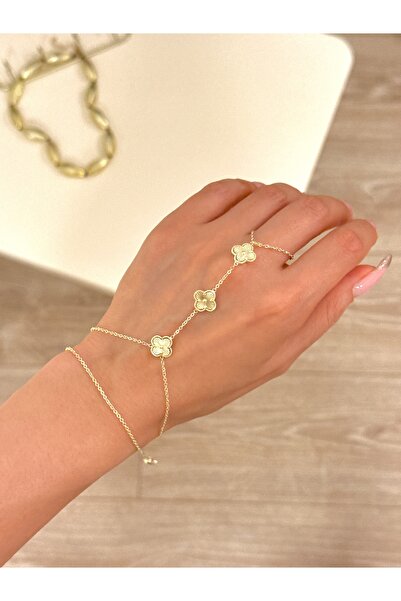 YOUES JEWELRY 14K RENK ÇELİK ŞAHMERAN GOLD KADIN ŞAHMERAN